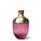 Sculpted Blown Glass and Brass Vase from Pia Wüstenberg 2