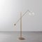 Milan 1 Arm Brass Floor Lamp by Schwung 2