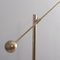Milan 1 Arm Brass Floor Lamp by Schwung 7