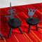 Rose Flora and Black Gomez Chairs by Pulpo, Set of 2 4