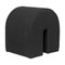 Black Curved Pouf by Kristina Dam Studio 1