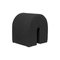 Black Curved Pouf by Kristina Dam Studio 2