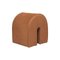 Brown Curved Pouf by Kristina Dam Studio, Image 2