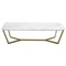 Gold Carrara Marble Star Coffee Table by Olivier Gagnère, Image 1