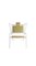 Poltrona Capri en blanco con respaldo y cojines para el asiento de Cools Collection, Imagen 3