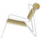 Poltrona Capri en blanco con respaldo y cojines para el asiento de Cools Collection, Imagen 1