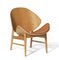 Challenger White Oiled Oak Cognac Orange Chair by Warm Nordic, Image 2