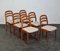 Vintage Chairs from Dyrlund, Denmark, 1970s, Set of 6 5