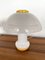 Lámparas de mesa hongo de cristal de Murano de F. Fabbian, años 70. Juego de 2, Imagen 10