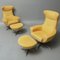 Vintage Lounge Chair & Ottoman by Pied Olav, Set of 2 8