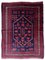 Handgefertigter kaukasischer Vintage Karabagh Teppich, 1940er 1