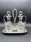 19th-century English Silver Cruet with crystal Cruets 1