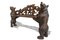 Antique Black Forest Hall Bench, 1890s 14