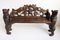 Antique Black Forest Hall Bench, 1890s 1