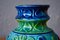 Bohemian Blue Green Vase from Bay Keramik, 1960s 5