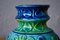 Vaso bohémien blu verde di Bay Keramik, anni '60, Immagine 5