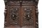Antique 19th Century Italian Renaissance Revival Bookcase / Display Cabinet in Oak, 1880 4