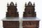 Antique 19th Century Italian Renaissance Revival Bedside Tables / Nightstands, 1880, Set of 2 2