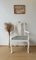 White Throne Chair, Sweden, 1950s, Image 6