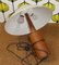 Lámpara de mesa Domus de teca, años 60, Imagen 10