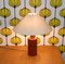 Lámpara de mesa Domus de teca, años 60, Imagen 11