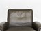 Swiss Leather Model Ds 35 Swivel Chair & Ottoman from de Sede, 1970s, Set of 2 7