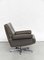 Swiss Leather Model Ds 35 Swivel Chair & Ottoman from de Sede, 1970s, Set of 2 13