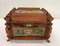 Antique Tramp Art Carved Wood Jewelry Box, Germany, 1895 1