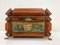 Antique Tramp Art Carved Wood Jewelry Box, Germany, 1895 2