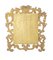 Espejo dorado y tallado de madera de tilo, años 70, Imagen 5