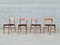 Dänische Stühle, 1970er, 4er Set 1