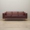 Danish Brown Leather Sofa, 1970s 1