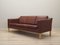 Danish Brown Leather Sofa, 1970s 3