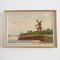 The Windmill Above the Marina, 1970s, Wood, Framed 1
