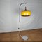 Mid-Century Yellow & Brown Floor Lamp 1