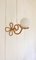 Lampada da parete Rope Flower di Adrien Audoux & Frida Minet, anni '60, Immagine 5