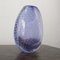 Nason Vase in Blown Murano Glass Submerged Blue colour in Pulegoso Artistic Workmanship, Italy, Image 9