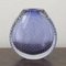 Nason Vase in Blown Murano Glass Submerged Blue colour in Pulegoso Artistic Workmanship, Italy 5