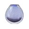 Jarrón Nason de cristal soplado de Murano azul sumergido en mano de obra Pulegoso, Italia, Imagen 1