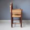 Wood and Rush Armchair, 1960s, Image 3