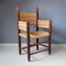 Wood and Rush Armchair, 1960s 2