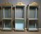 19th Century Gilded Wood Cabinets, Set of 3 3