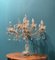 Große Kandelaber Tischlampe aus Kristallglas, 1960er 12