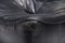 Poltrona The Rock con pouf in pelle nera di Gerard Van Den Berg - Montis, set di 2, Immagine 4