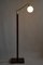Lámpara de pie checa Art Déco de nogal y latón, años 30, Imagen 9