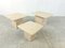 Travertine Nesting Tables, 1970s, Set of 3 1