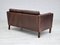 Danish 2-Seater Sofa in Brown Leather, 1970s 8