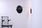Lampada da parete a forma di graffetta nera e ottone di Anvia, anni '50, Immagine 19