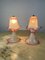 Lámparas de mesita de noche de cristal de Murano, Italia, años 80. Juego de 2, Imagen 5