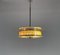 Italian Chrome & Glass Ceiling Light, 1940s, Image 10